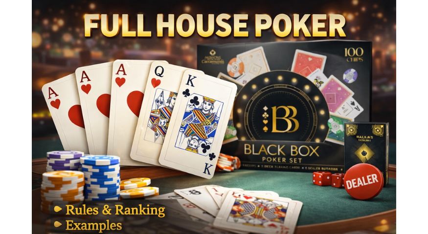 Full House Poker hand ranking - What Is a Full House Rules in Poker