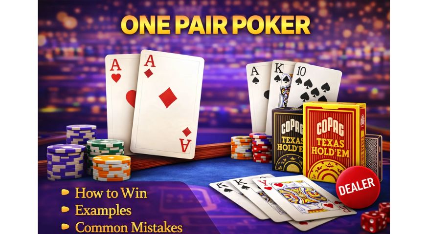 One Pair Poker - Poker Hands Ranking - What is a One Pair in Poker