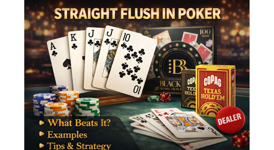 What is a straight flush in poker - Everything you need to know