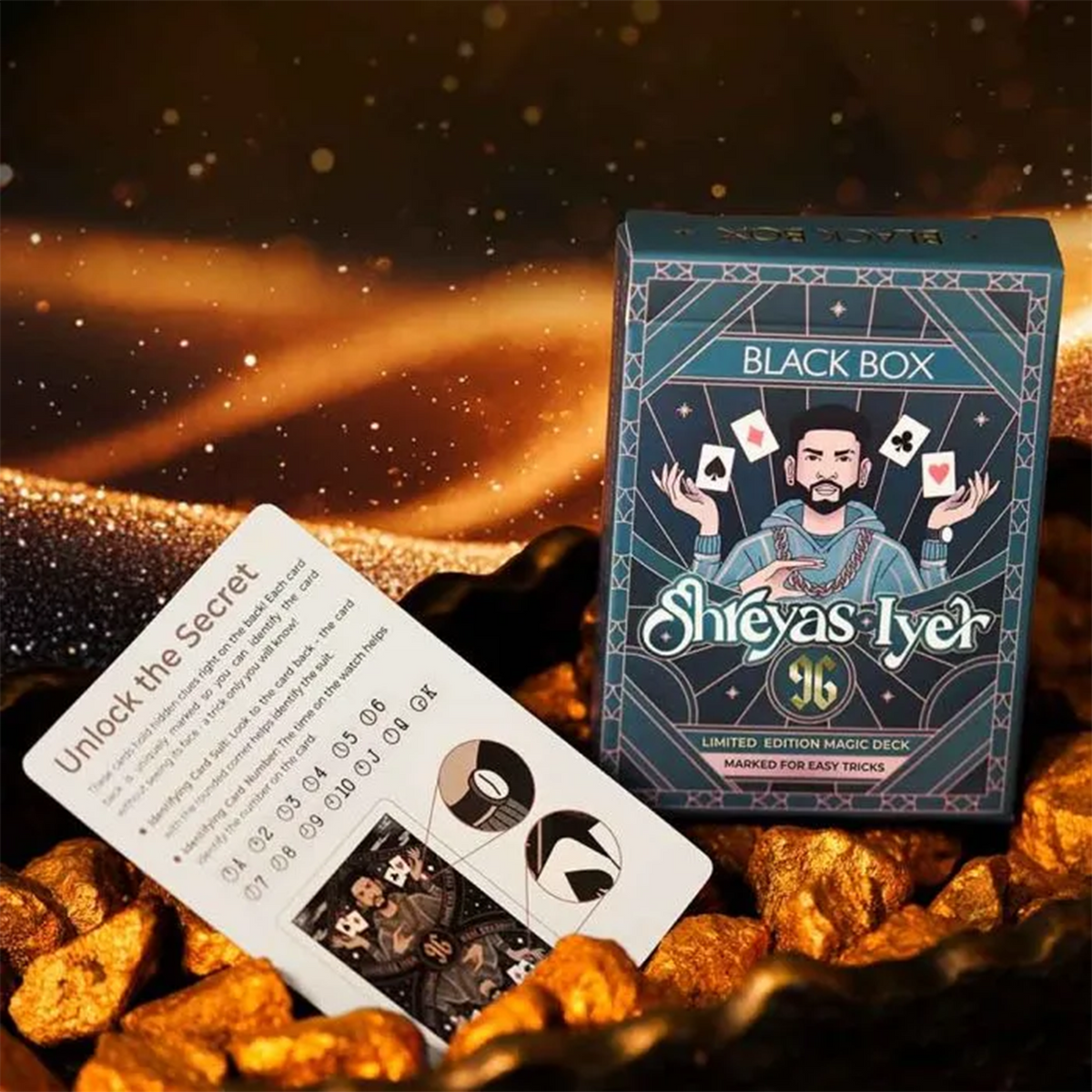Shreyas Iyer Magic Edition Playing Cards by Black Box (Limited Edition)