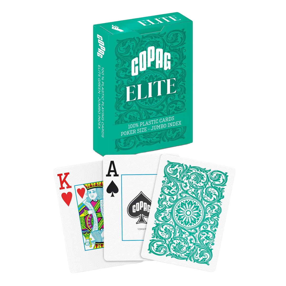 Elite Green Playing Cards