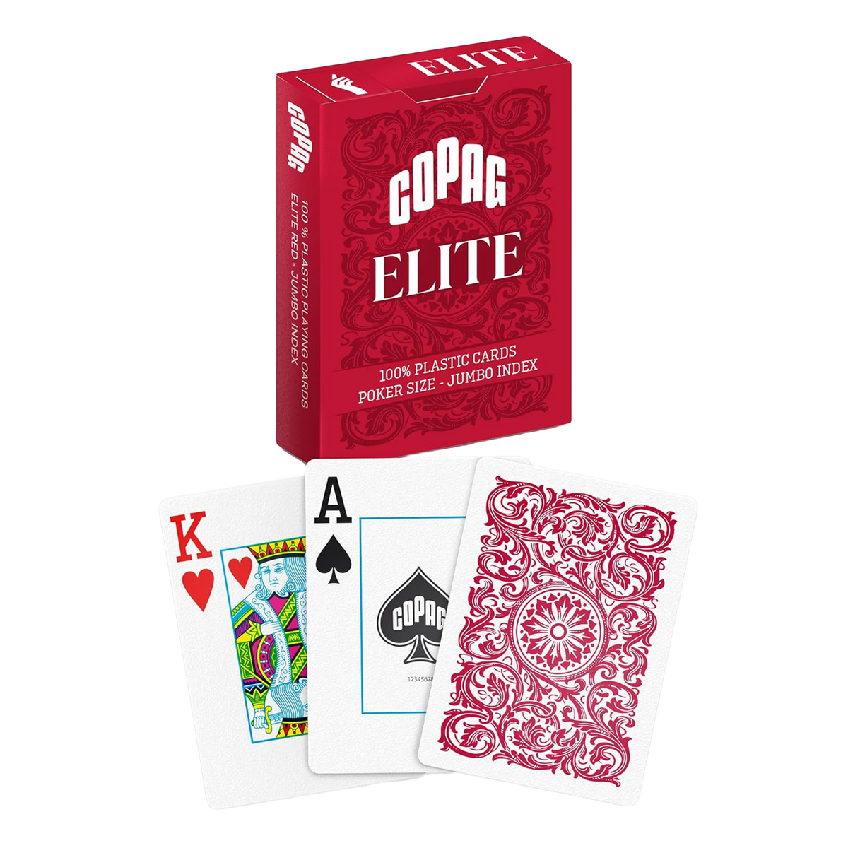 Elite Red Playing Cards