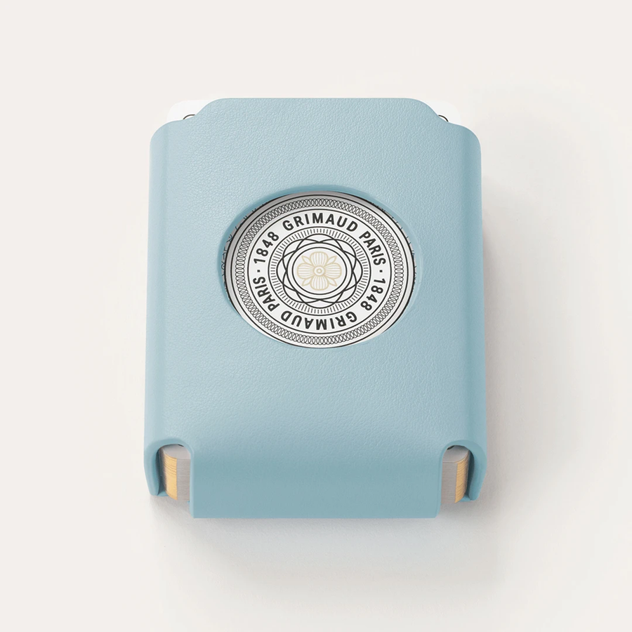 Grimaud Dolphin Blue Deck with Apple Leather Case