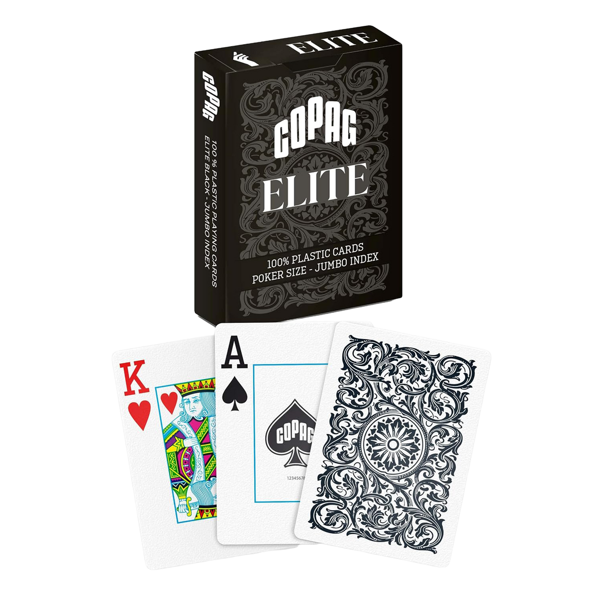 Elite Black Playing Cards