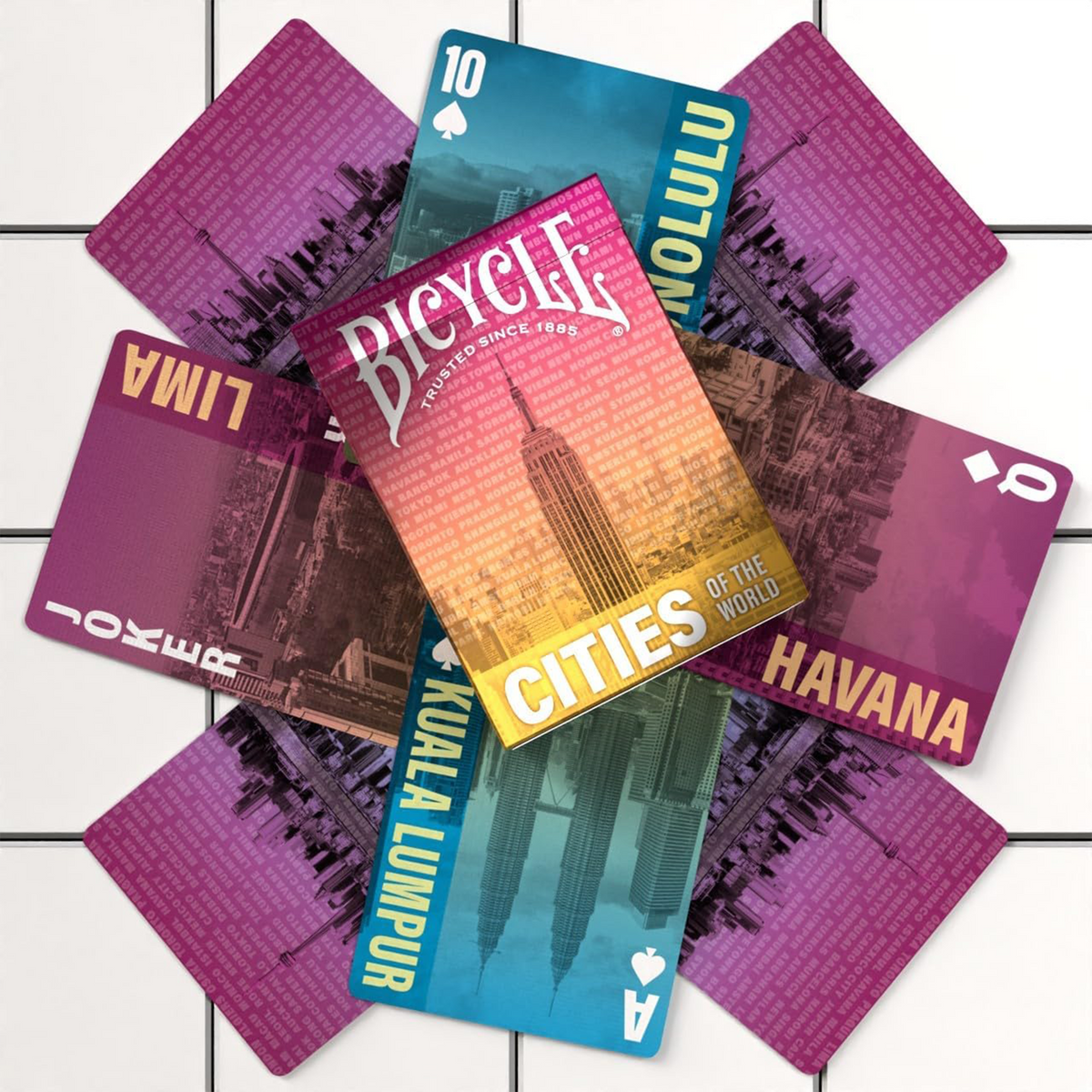 Cities of The World Playing Cards