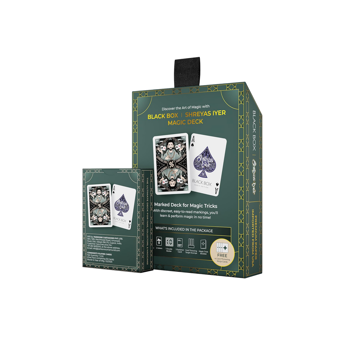 Shreyas Iyer Magic Edition Playing Cards by Black Box (Limited Edition)