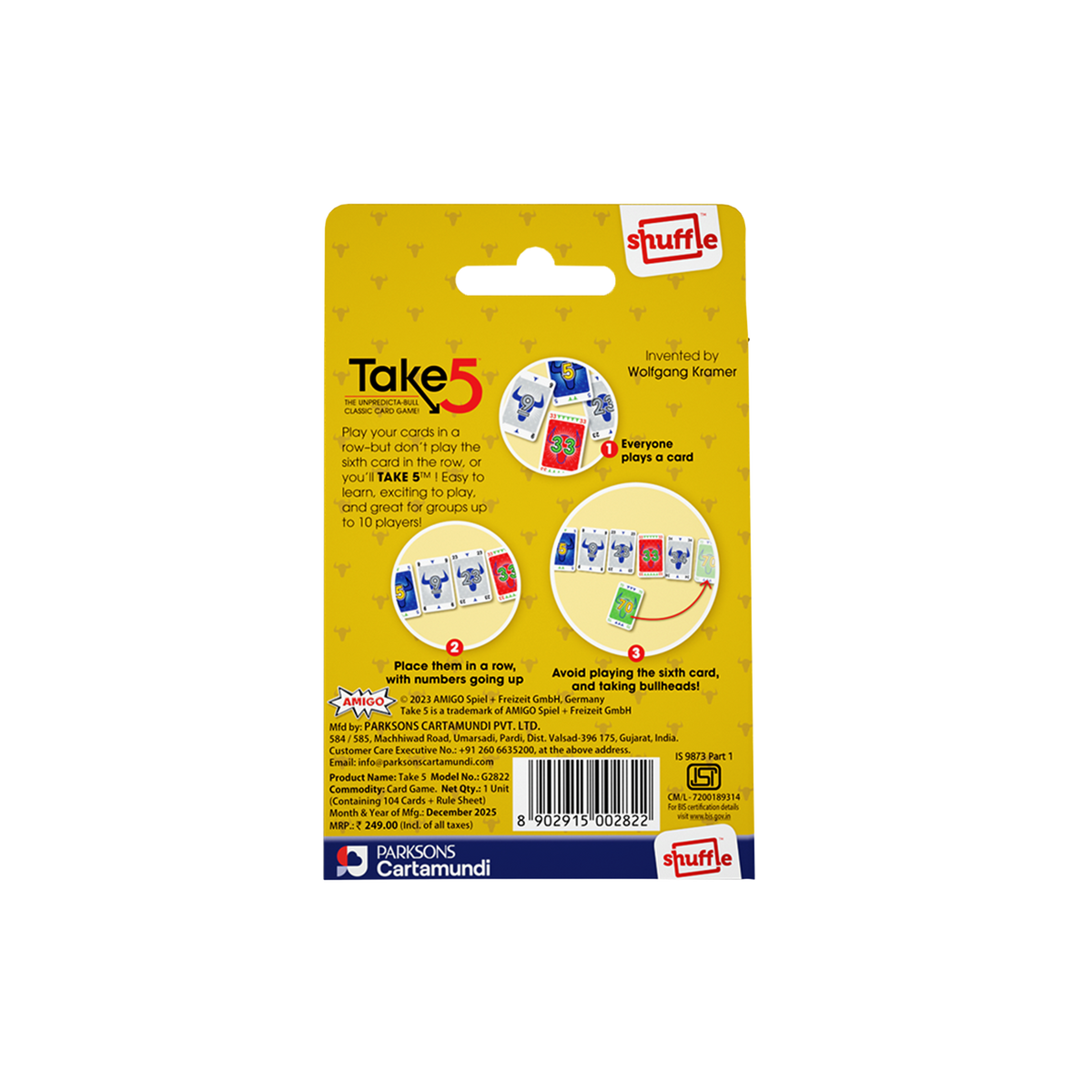 Take 5 Card Game