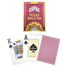 Texas Hold'Em Burgundy Playing Cards