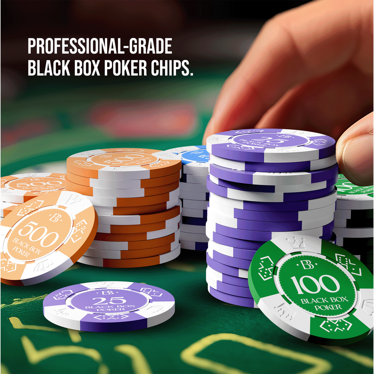 Black Box Poker Chip Set (100 Chips)
