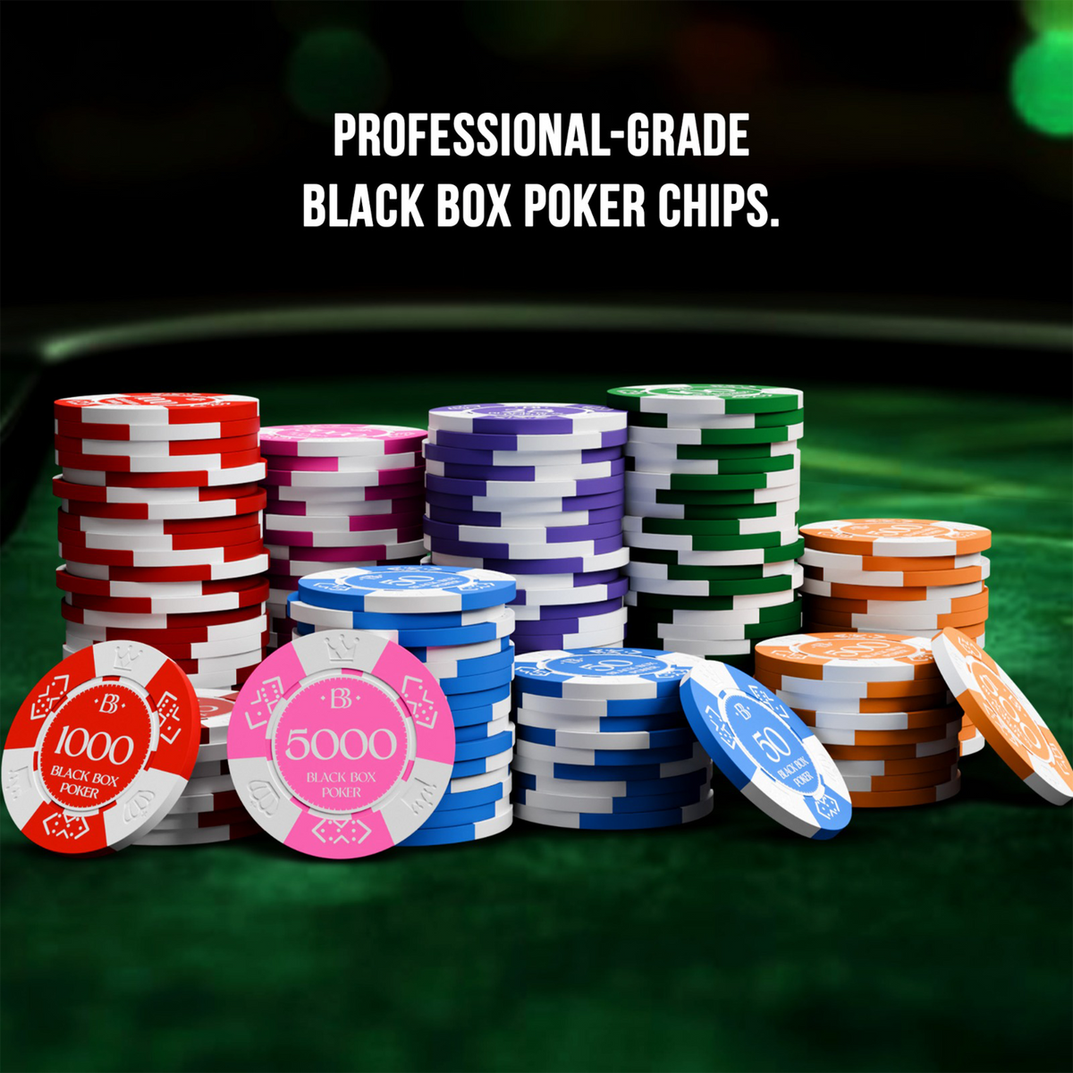 Black Box Poker Chip Set (300 Chips)