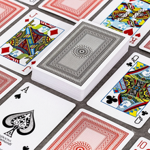 Meredian 555 Gold Premium, Paper Playing Cards, Bridge Size, Regular Index, Red & Black - Pack of 4