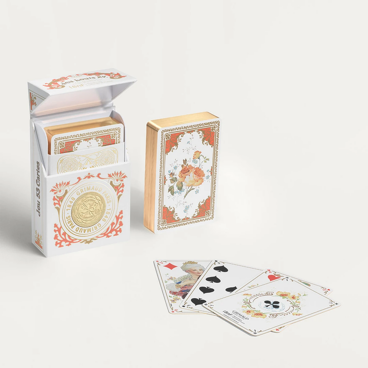 Grimaud Jeu Louis XV 1504 Coral Red