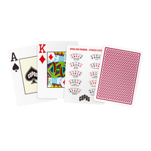 Texas Hold'Em Burgundy Playing Cards