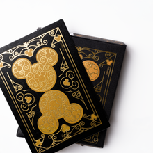 Disney Mickey Mouse Black & Gold Playing Card