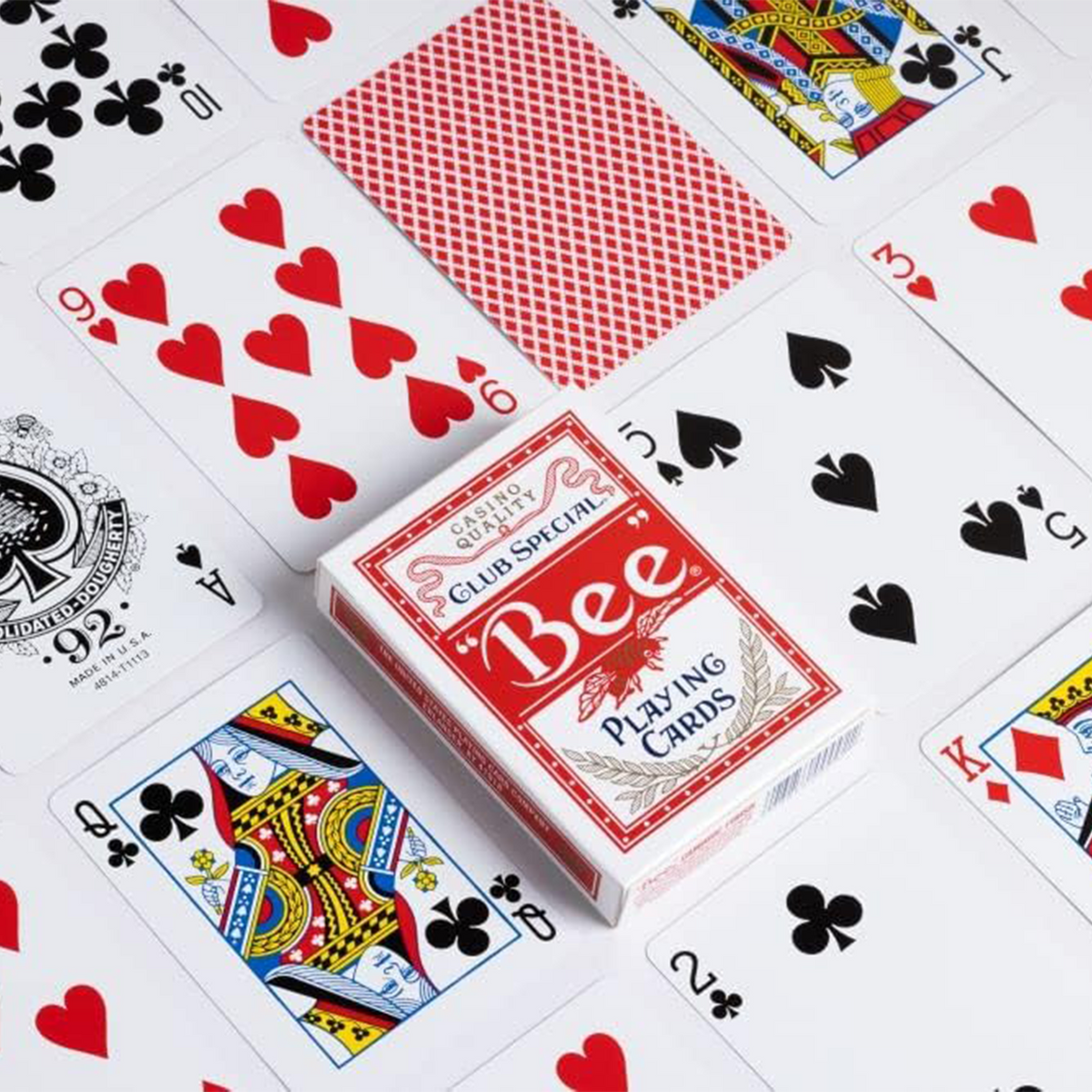 Bee Poker Diamond Back - Red