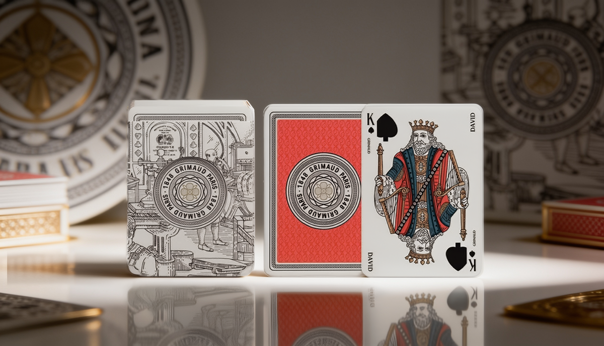 Bee poker diamond back playing cards - red