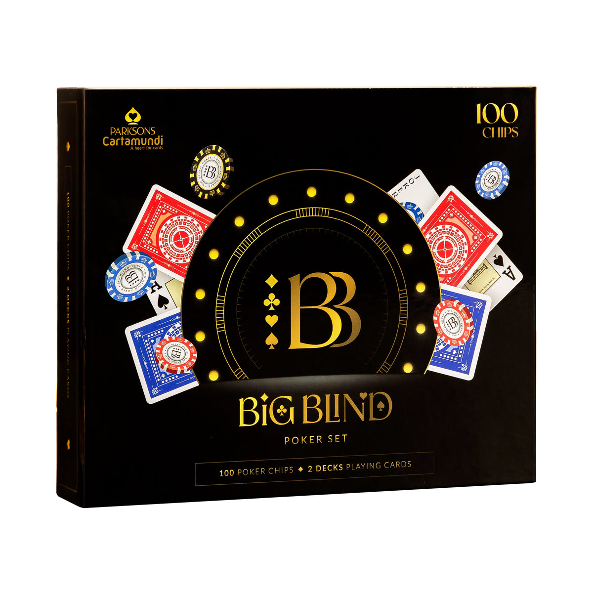 Big Blind Poker Chip Set (100 Chips)
