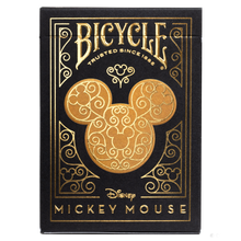 Disney Mickey Mouse Black & Gold Playing Card