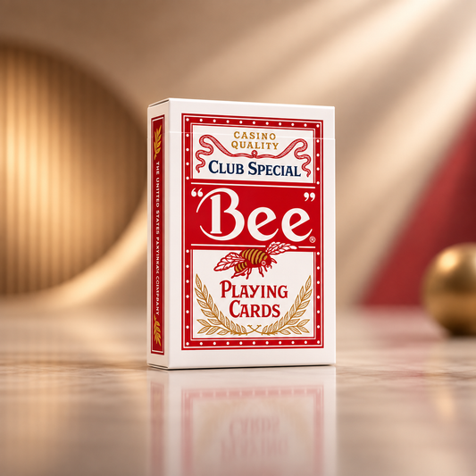 Bee Regular Index Playing Cards - Red