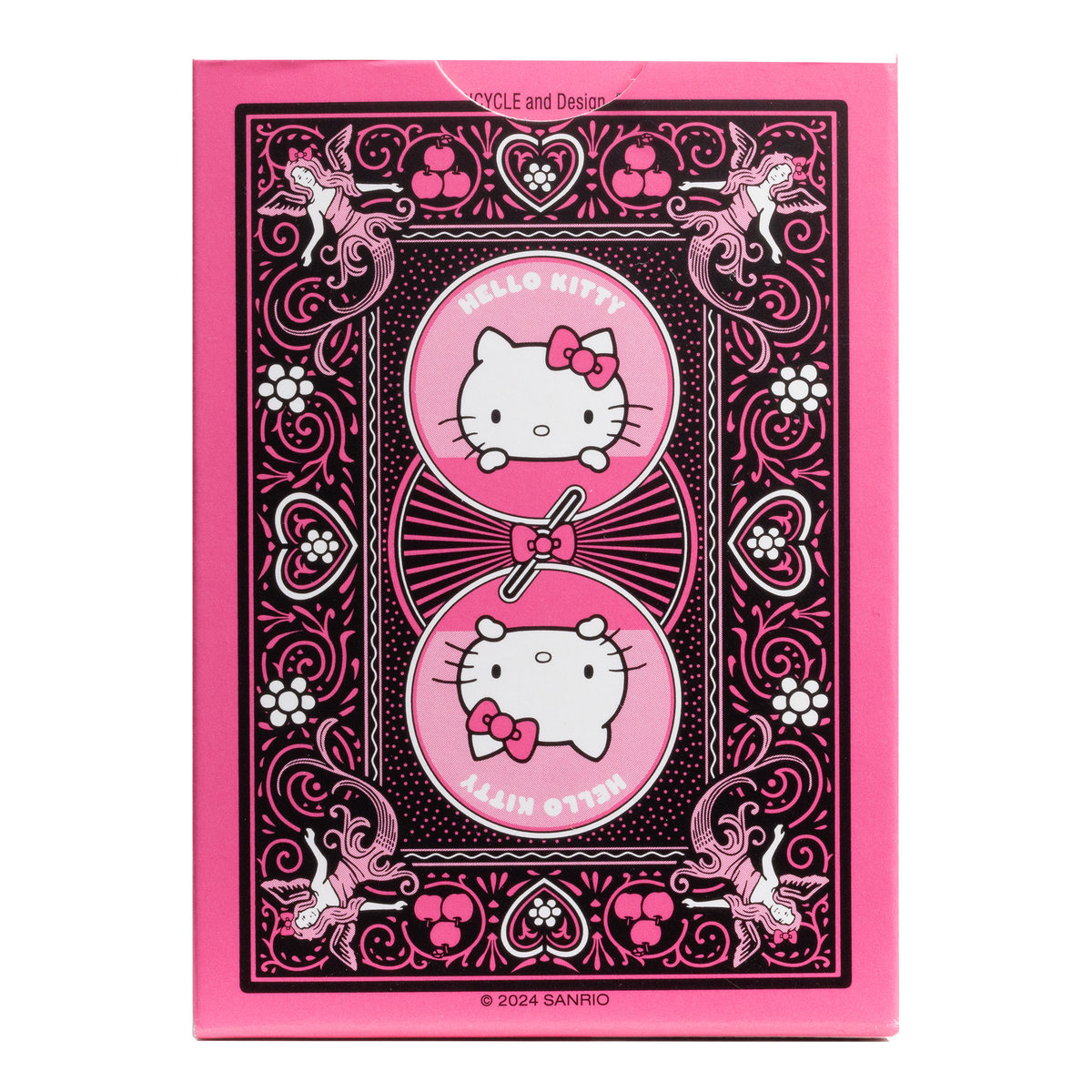 Hello Kitty Black Pink Playing Cards