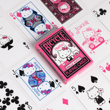 Hello Kitty Black Pink Playing Cards