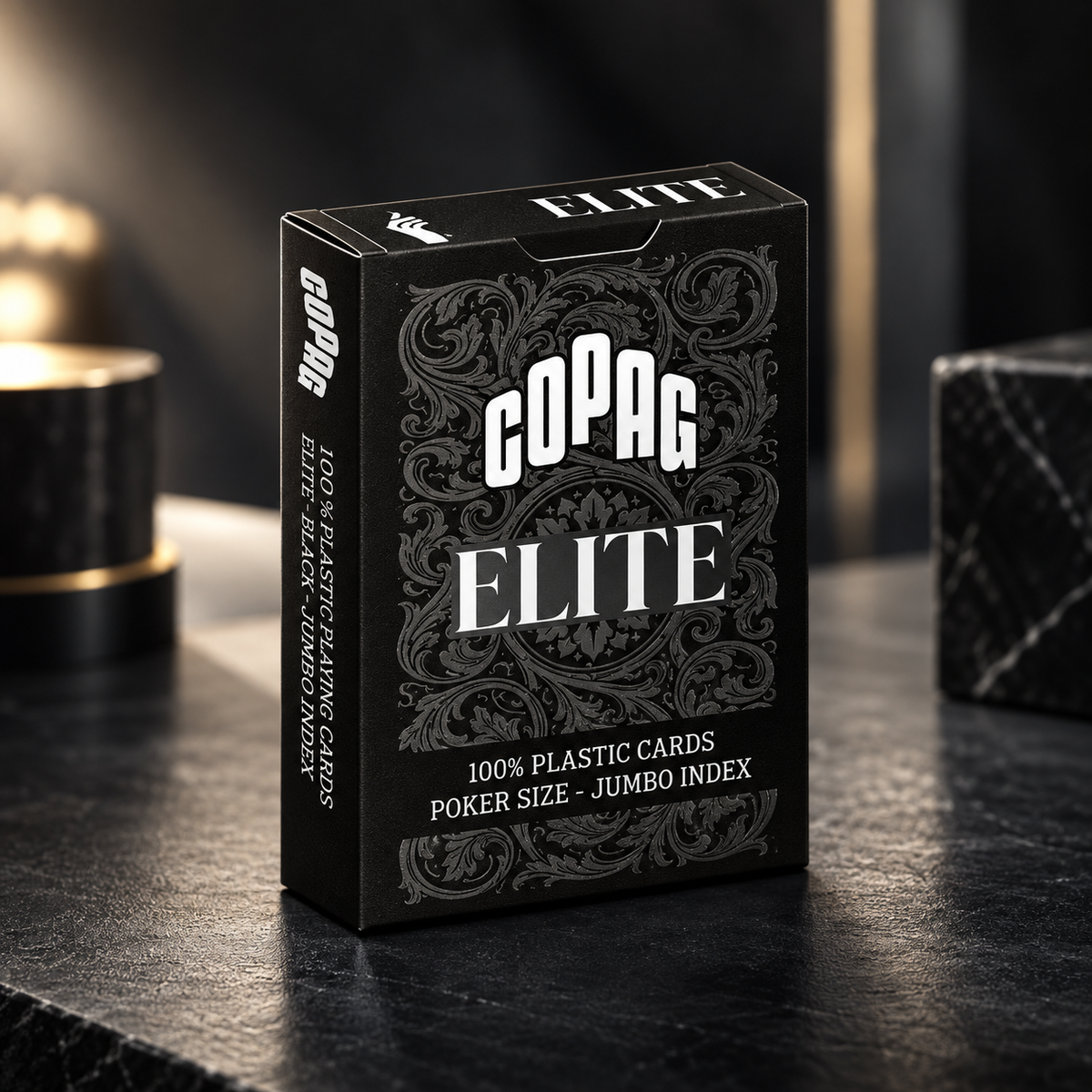 Elite Black Playing Cards