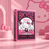 Hello Kitty Black Pink Playing Cards