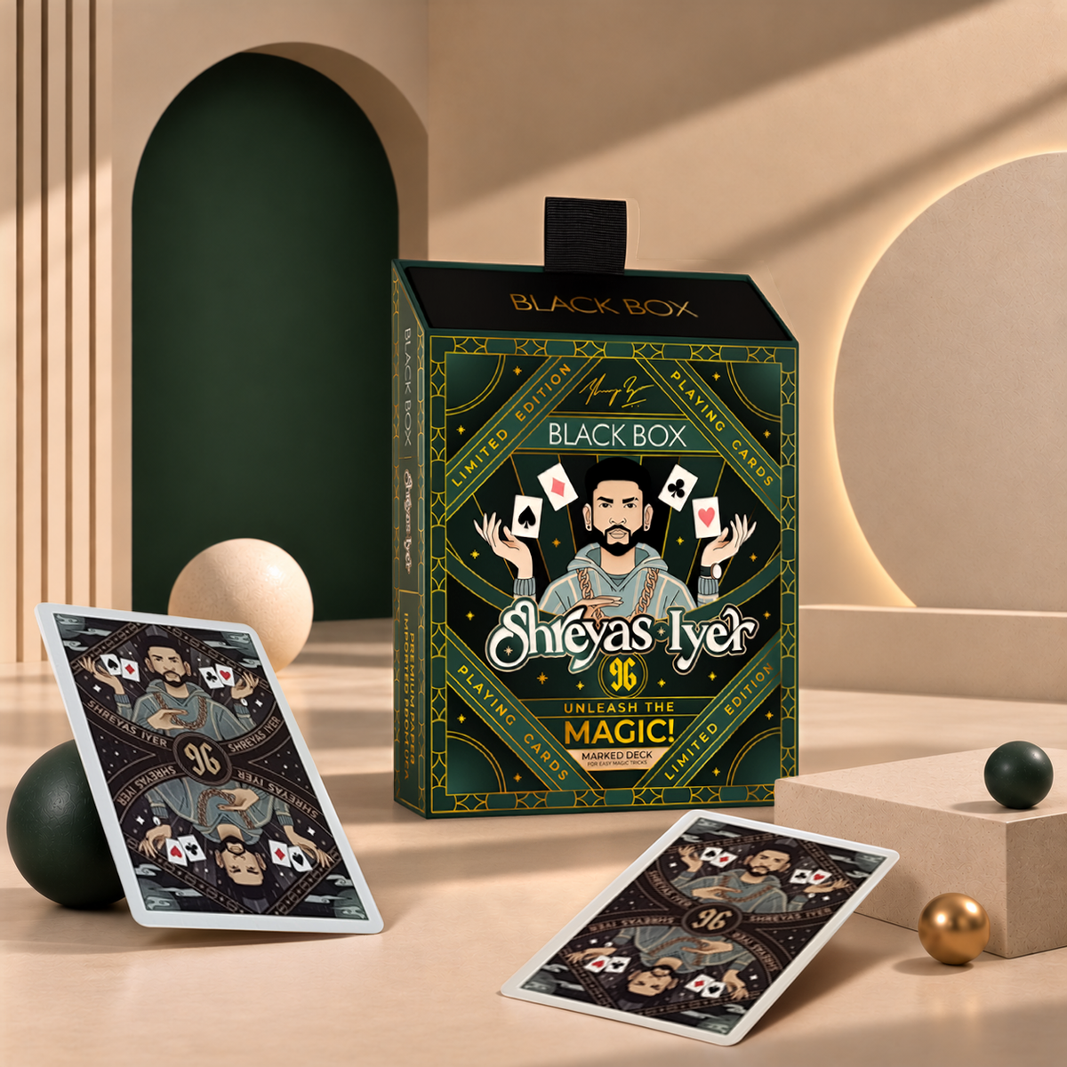 Shreyas Iyer Magic Edition Playing Cards by Black Box (Limited Edition)