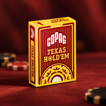 Texas Hold'Em Burgundy Playing Cards