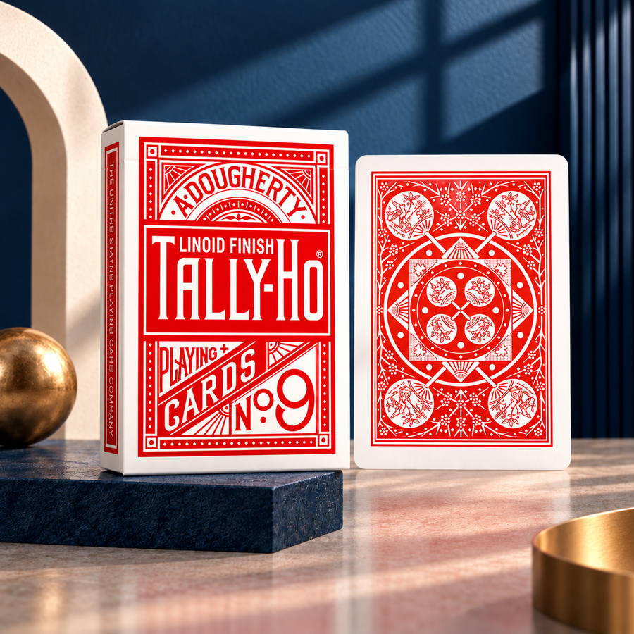 Tally Ho Fan Back - Red